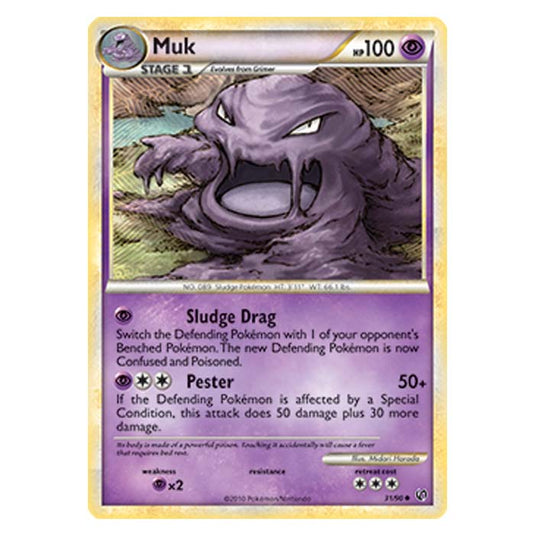 Pokemon - HGSS Undaunted - Muk - 31/90