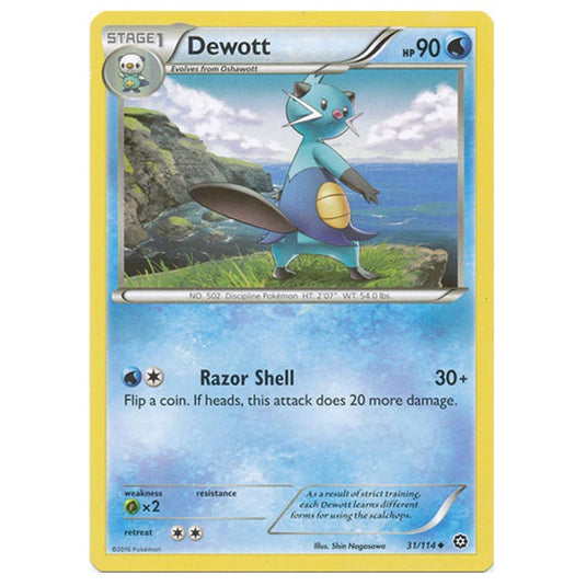 Pokemon - XY - Steam Siege - Dewott - 31/114