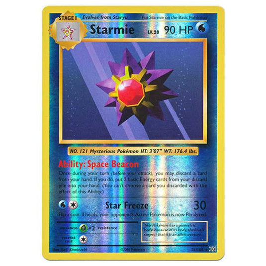 Pokemon - XY Evolutions - (Reverse Holo) - Starmie - 31/108