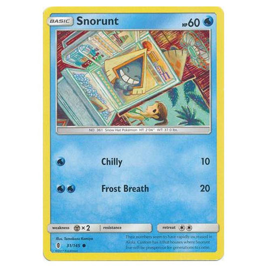 Pokemon - Sun & Moon - Guardians Rising - Snorunt - 31/145