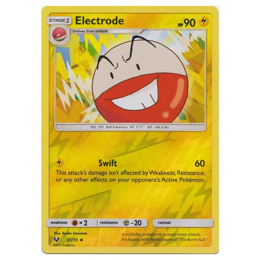 Pokemon - Shining Legends - (Reverse Holo) - Electrode - 31/73