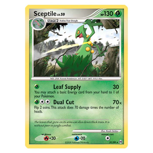 Pokemon - Platinum Arceus - Sceptile - 31/99