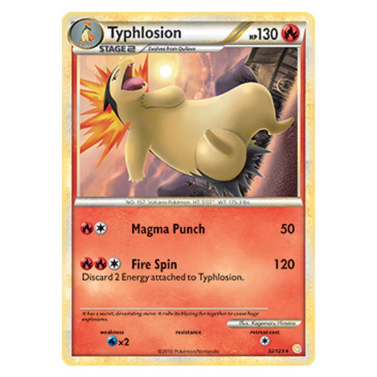 Pokemon - HGSS - Typhlosion - 32/123