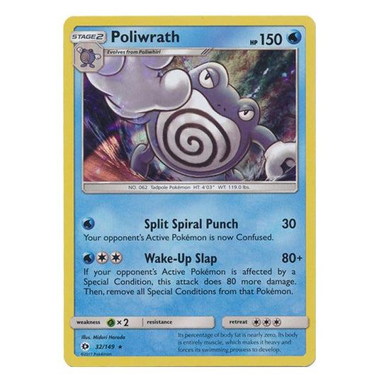 Pokemon - Sun & Moon - Base Set - Poliwrath - 32/149