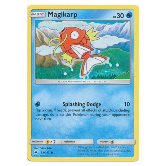 Pokemon - Sun & Moon - Burning Shadows - Magikarp - 32/147