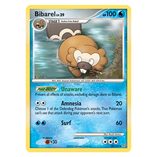 Pokemon - Diamond And Pearl Stormfront - Bibarel - 32/100