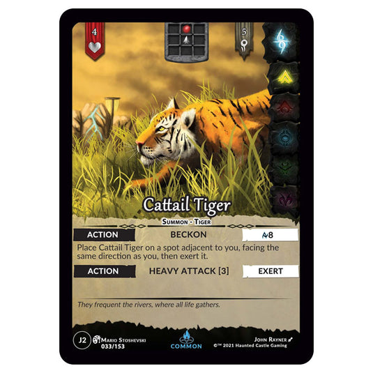 Genesis Battle of Champions - Welcome to Jaelara - Cattail Tiger (Common) J2033