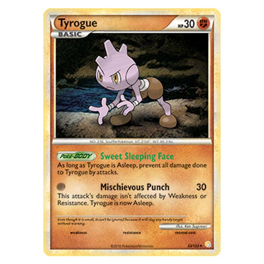 Pokemon - HGSS - Tyrogue - 33/123