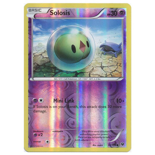 Pokemon - XY - Fates Collide (Reverse Holo) - Solosis - 33/124