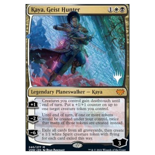 Magic The Gathering - Innistrad: Crimson Vow Promos - Kaya, Geist Hunter - 240/277