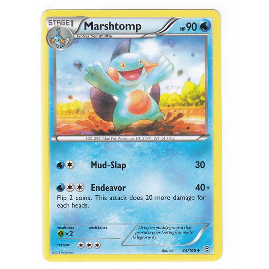 Pokemon - XY Primal Clash - Marshtomp - 34/160