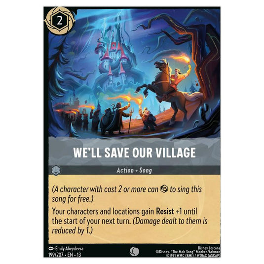 Lorcana - Attack of the Vine! - We'll Save Our Village (Common) - 199/207