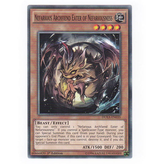 Yu-Gi-Oh! - Duelist Alliance - Nefarious Archfiend Eater of Nefariousness - 35/99