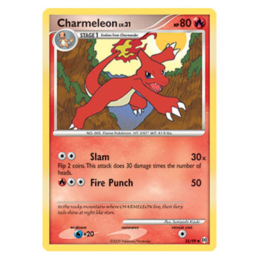 Pokemon - Platinum Arceus - Charmeleon - 35/99