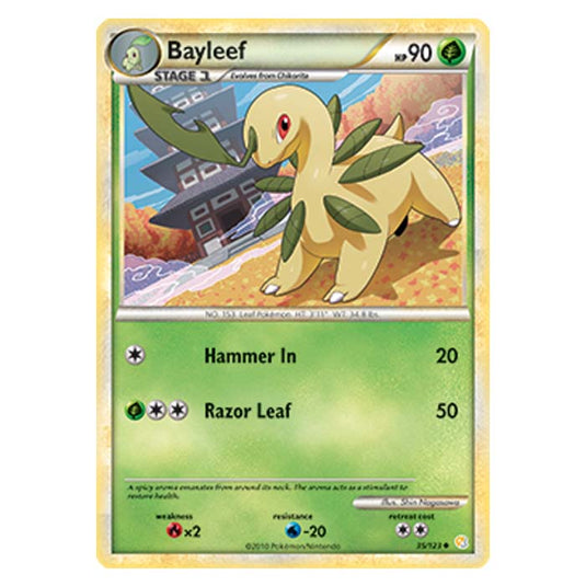 Pokemon - HGSS - Bayleef - 35/123