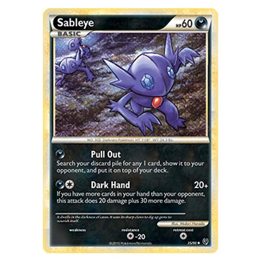 Pokemon - HGSS Undaunted - Sableye - 35/90