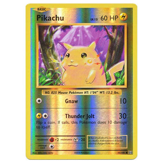 Pokemon - XY Evolutions - (Reverse Holo) - Pikachu - 35/108