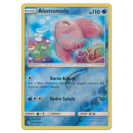 Pokemon - Sun & Moon - Guardians Rising - (Reverse Holo) - Alomomola - 36/145