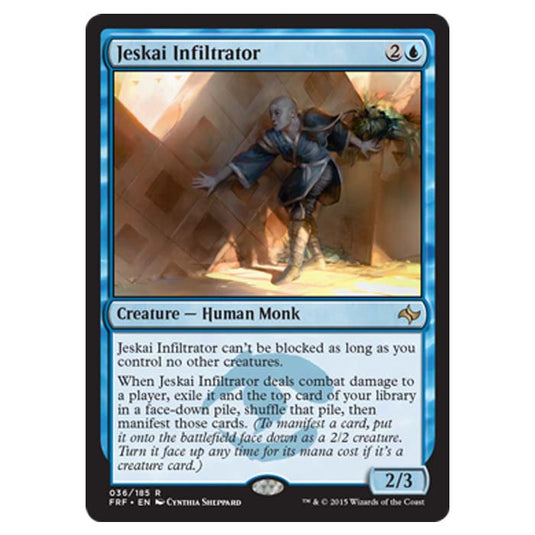 Magic the Gathering - Fate Reforged - Jeskai Infiltrator - 36/185