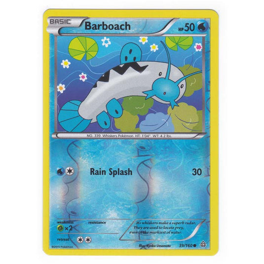 Pokemon - XY Primal Clash - (Reverse Holo) - Barboach - 39/160