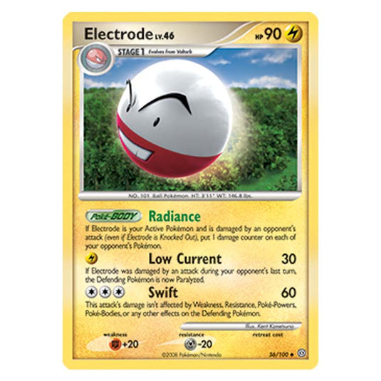 Pokemon - Diamond And Pearl Stormfront - Electrode - 36/100