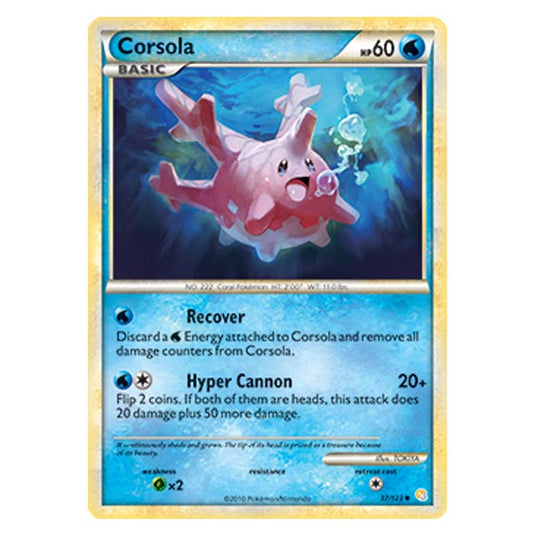 Pokemon - HGSS - Corsola - 37/123