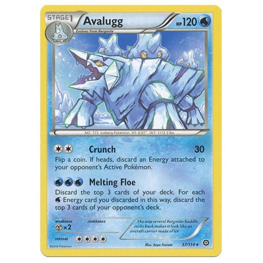 Pokemon - XY - Steam Siege - Avalugg - 37/114