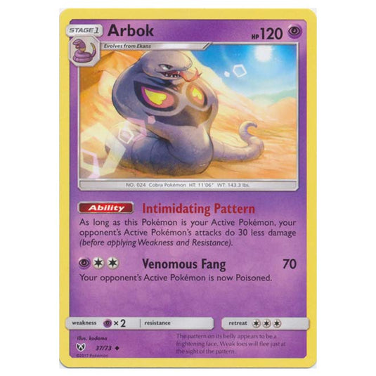 Pokemon - Shining Legends - Arbok - 37/73