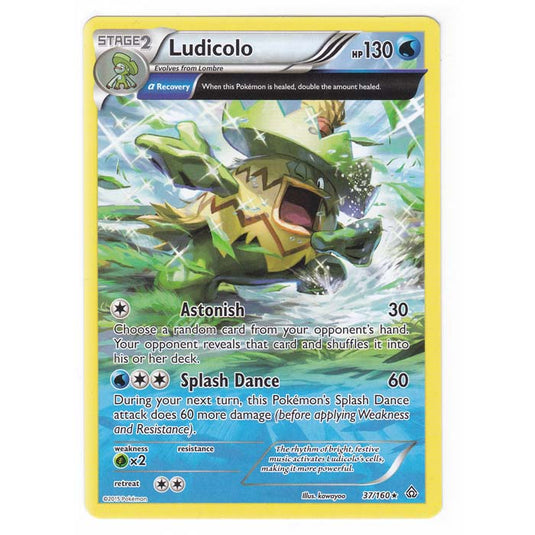 Pokemon - XY Primal Clash - Ludicolo - 37/160