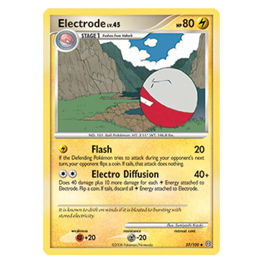 Pokemon - Diamond And Pearl Stormfront - Electrode - 37/100