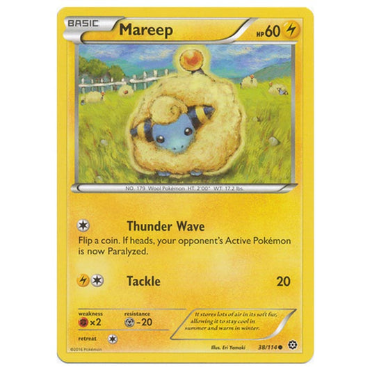 Pokemon - XY - Steam Siege - Mareep - 38/114