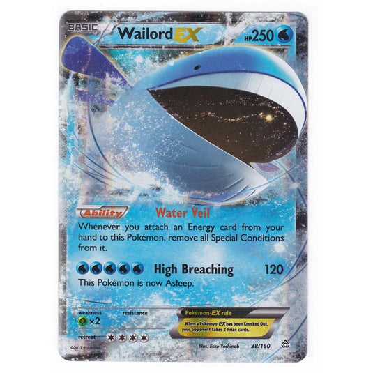 Pokemon - XY Primal Clash - Wailord EX - 38/160