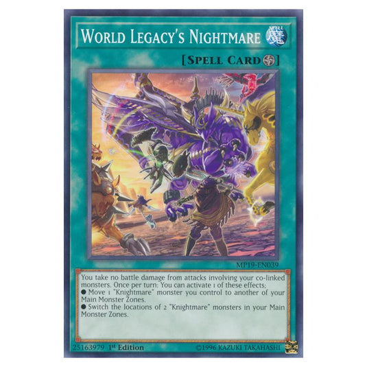 Yu-Gi-Oh! - 2019 Gold Sarcophagus Tin Mega Pack - World Legacy's Nightmare (Common) MP19-EN039