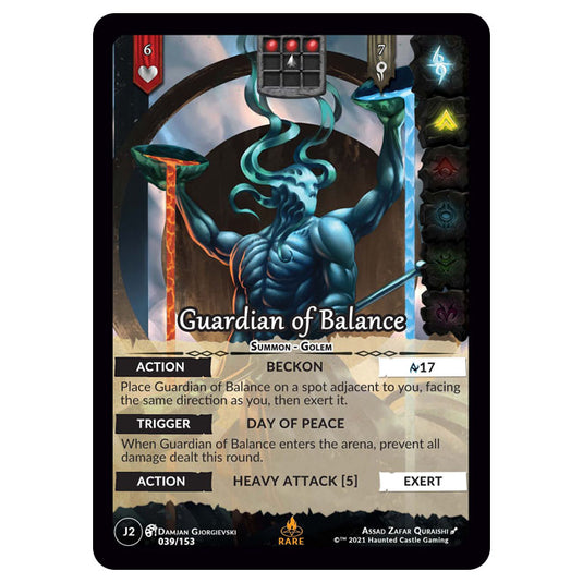 Genesis Battle of Champions - Welcome to Jaelara - Guardian of Balance (Rare) J2039