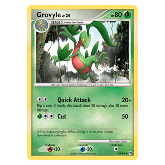 Pokemon - Platinum Arceus - Grovyle - 39/99