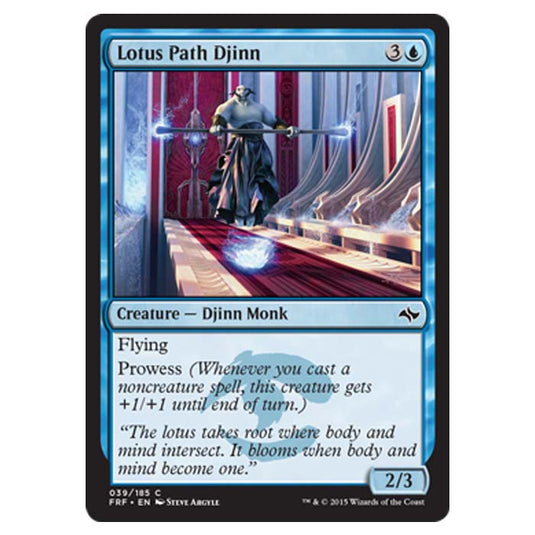 Magic the Gathering - Fate Reforged - Lotus Path Djinn - 39/185