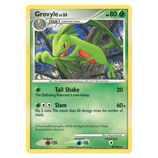 Pokemon - Diamond And Pearl Stormfront - Grovyle - 39/100