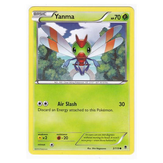 Pokemon - XY Phantom Forces - Yanma - 3/119