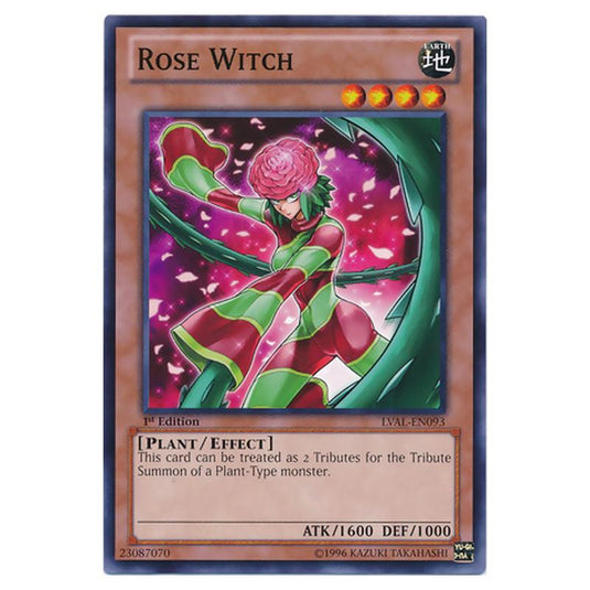 Yu-Gi-Oh! - Legacy of the Valiant - Rose Witch (Common) LVAL-EN093