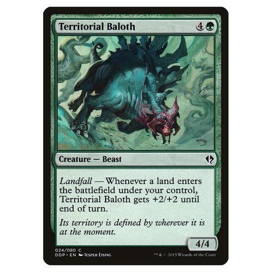 Magic the Gathering - Duel Decks: Zendikar vs. Eldrazi - Territorial Baloth - 24