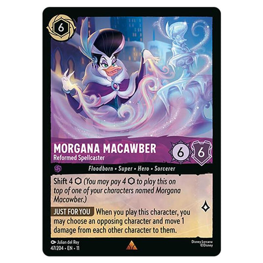 Lorcana - Winterspell - Morgana Macawber - Reformed Spellcaster (Rare) - 047/204