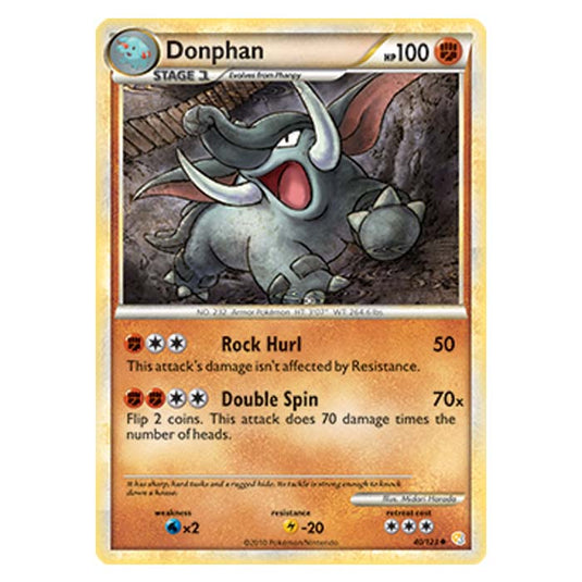 Pokemon - HGSS - Donphan - 40/123