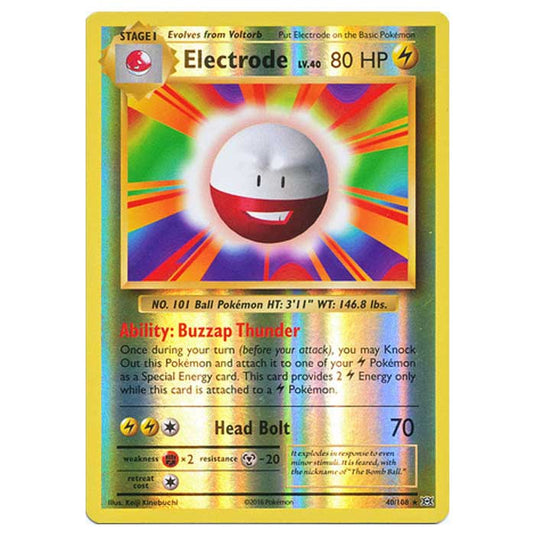 Pokemon - XY Evolutions - (Reverse Holo) - Electrode - 40/108