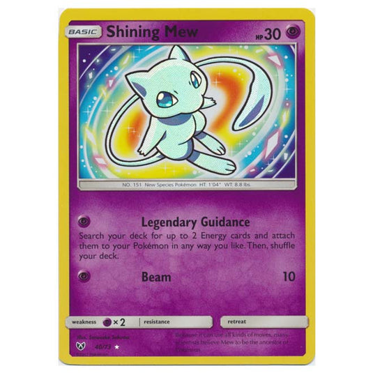 Pokemon - Shining Legends - Shining Mew - 40/73
