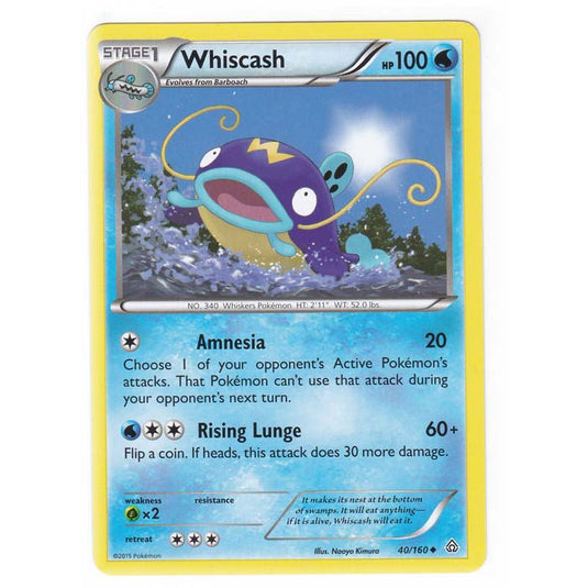 Pokemon - XY Primal Clash - Whiscash - 40/160