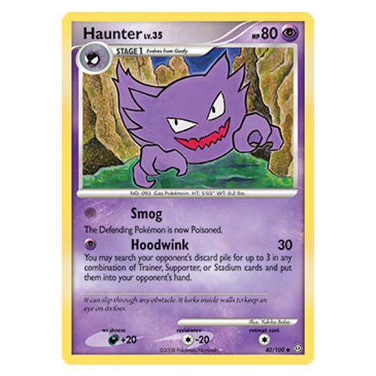 Pokemon - Diamond And Pearl Stormfront - Haunter - 40/100