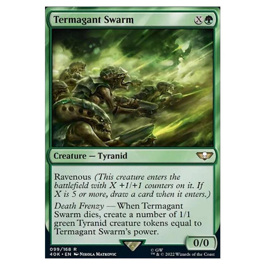 Magic The Gathering - Universes Beyond - Warhammer 40k - Termagant Swarm - 099/168