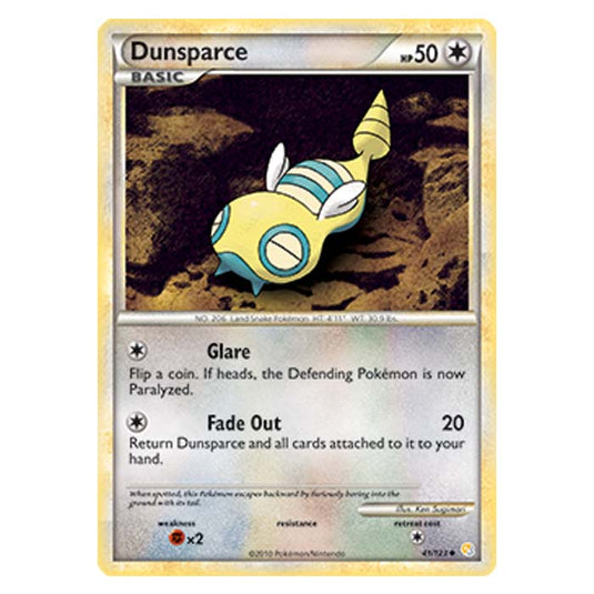 Pokemon - HGSS - Dunsparce - 41/123