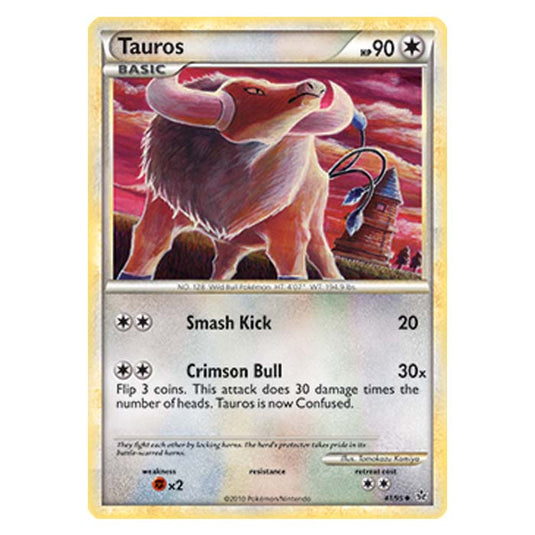 Pokemon - HGSS - Unleashed - Tauros 41/95