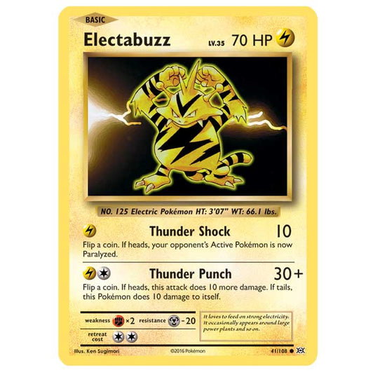 Pokemon - XY Evolutions - Electabuzz - 41/108